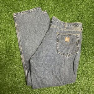 Carhartt B460 Jeans Men’s 40x30 Medium Wash Relaxed Fit Workwear Denim